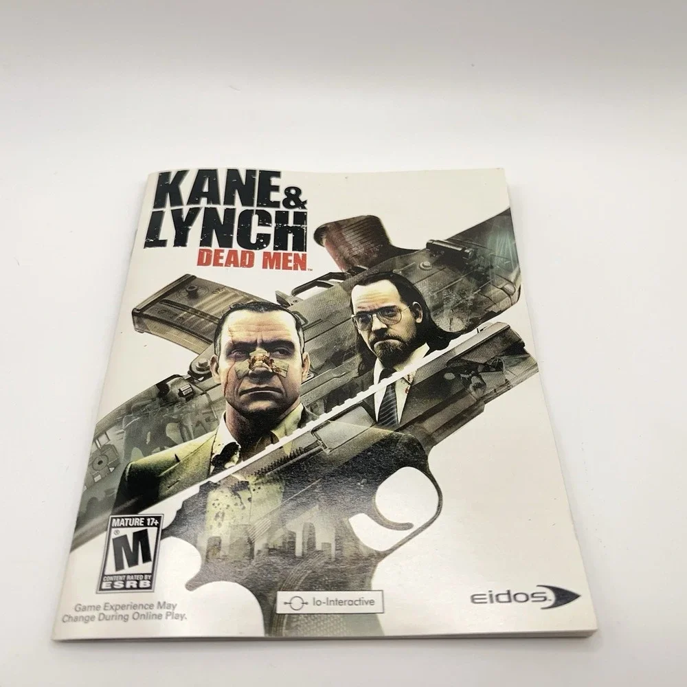 Kane & Lynch: Dead Men (Sony PlayStation 3, 2007) Complete with Manual - CIB